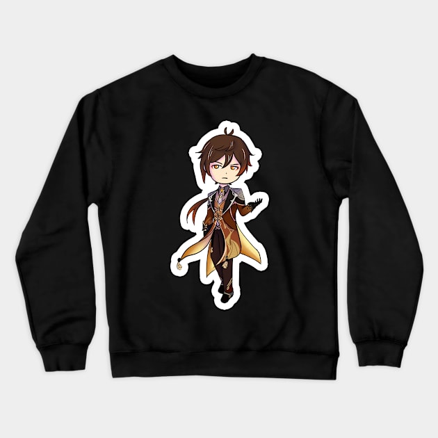 zhongli Crewneck Sweatshirt by Ebidcheese